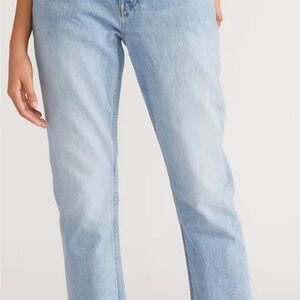 Everlane Women's Size 29 Jeans Curvy 90s Cheeky Straight Light Wash NEW